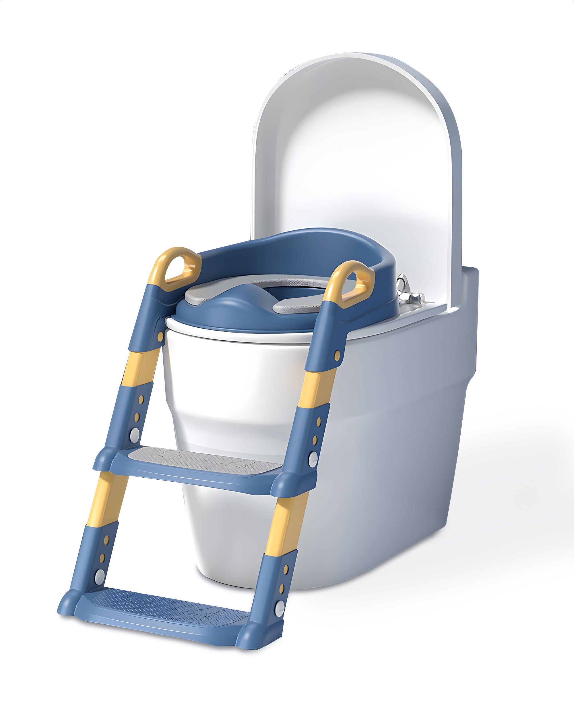 WC Verkleiner met Trapje - Blauw